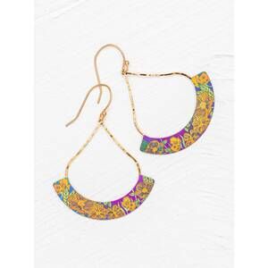 NEW HOLLY YASHI women's botanical bliss earrings in sunrise gold